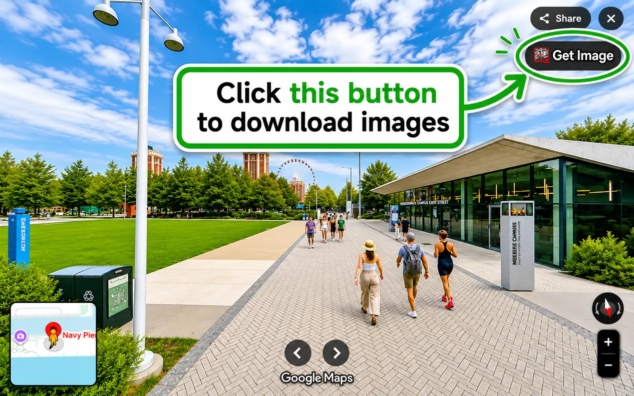 Google Maps Image Downloader Browser Extensions