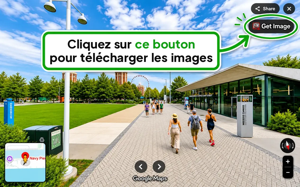 Extensions de navigateur Google Maps Image Downloader