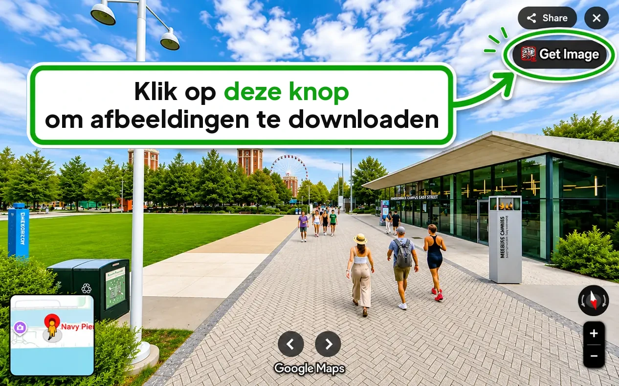 Browserextensies van Google Maps Image Downloader