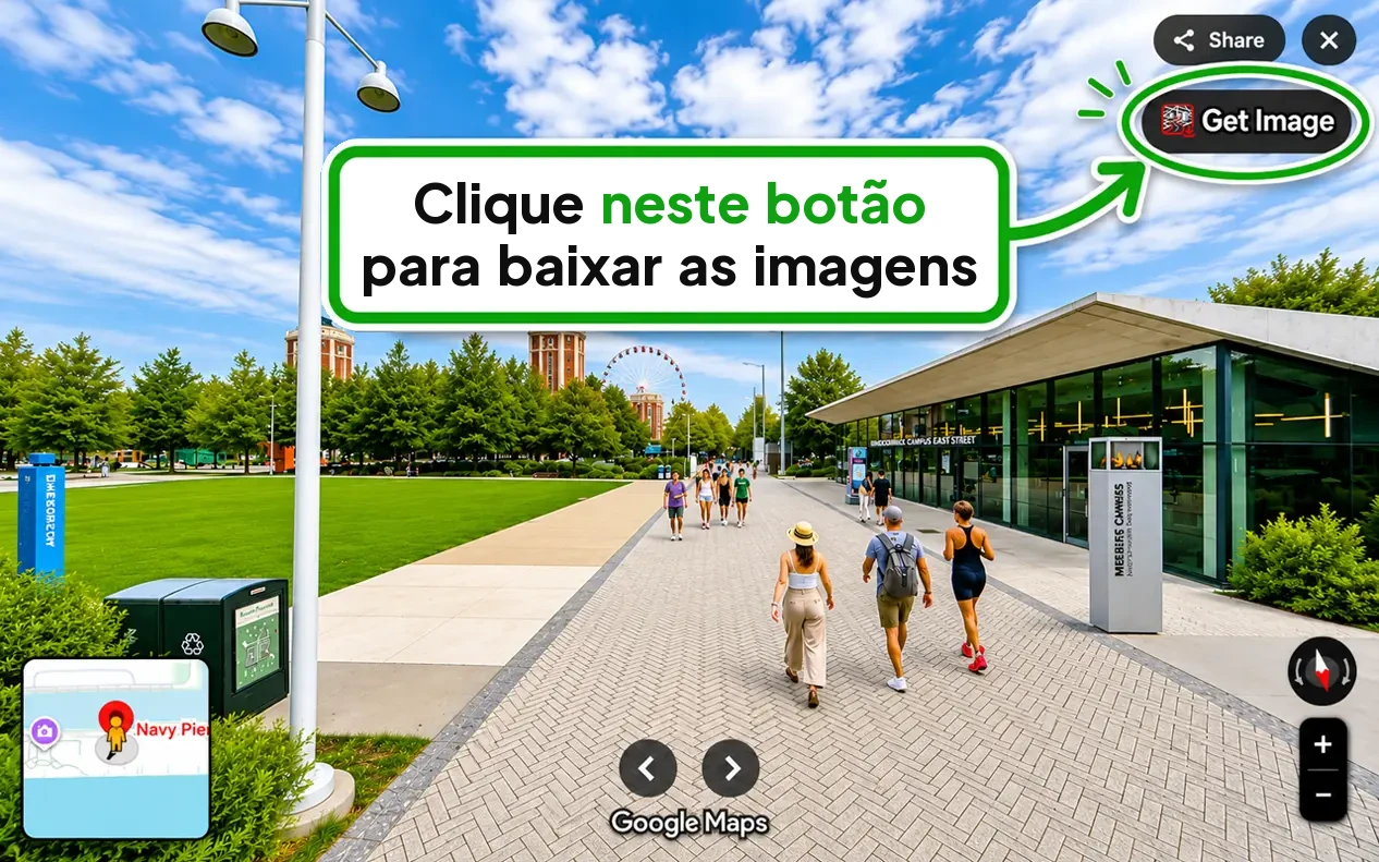 Extensões de navegador do Google Maps Image Downloader